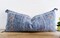 BLUE lumbar pillow cover Boho hand embroidered pillow cover Pillow cases Pillow shams